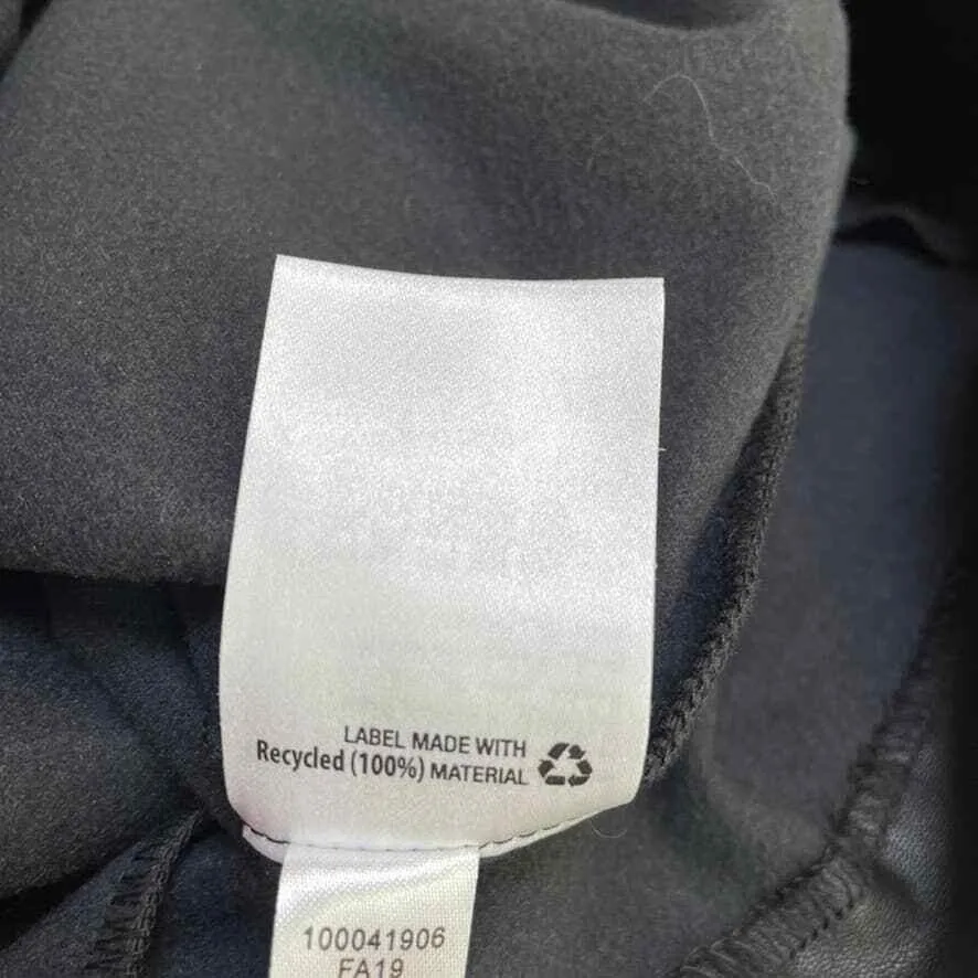 Bar III Non Leather Vegan Skirt Womens XS Black‎ Cross Front Lined Stretch Waist - Image 8