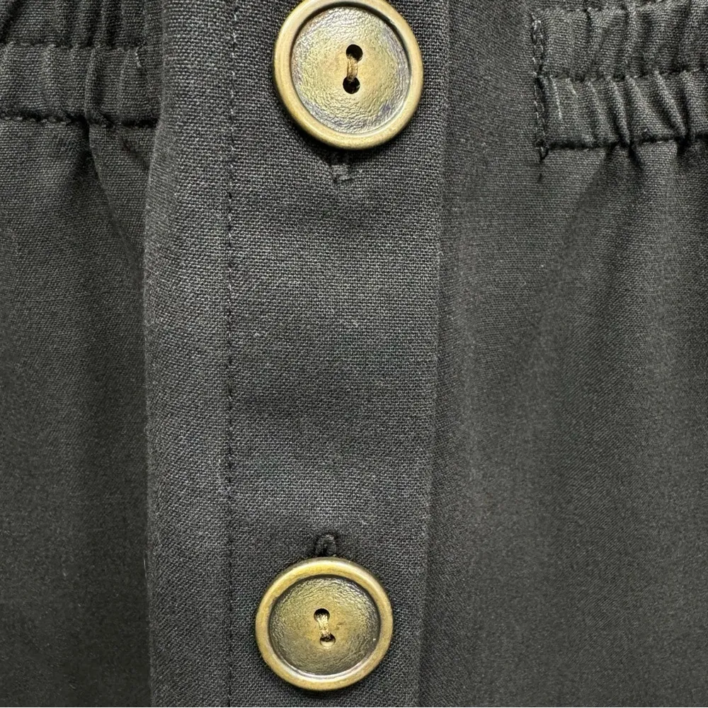 Sag Harbor Black Cinched Waist Button Front Blazer Size Petite Medium - Image 6