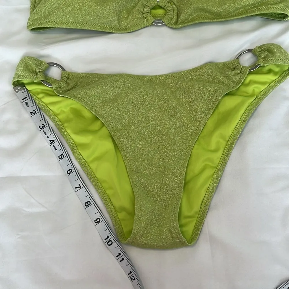 Green sparkly bikini - Image 9