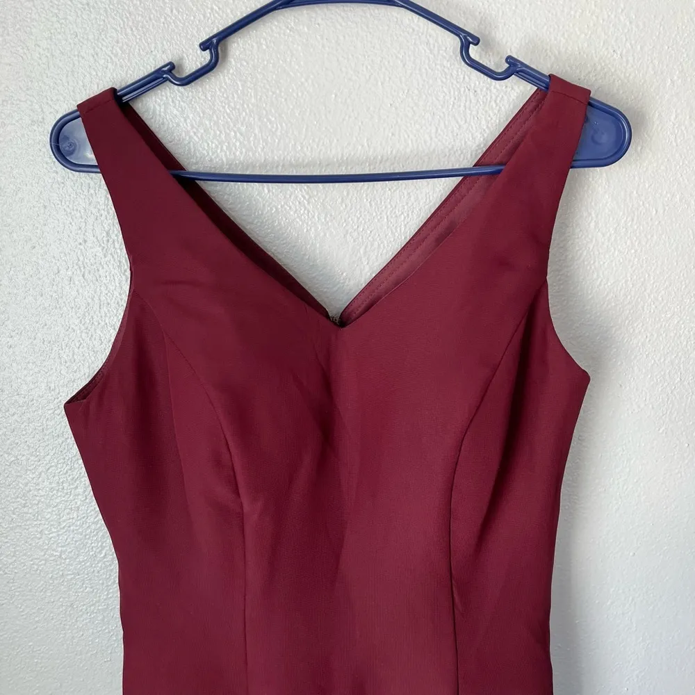 [Lan Ting Bridal] NWT Maroon V - Image 3