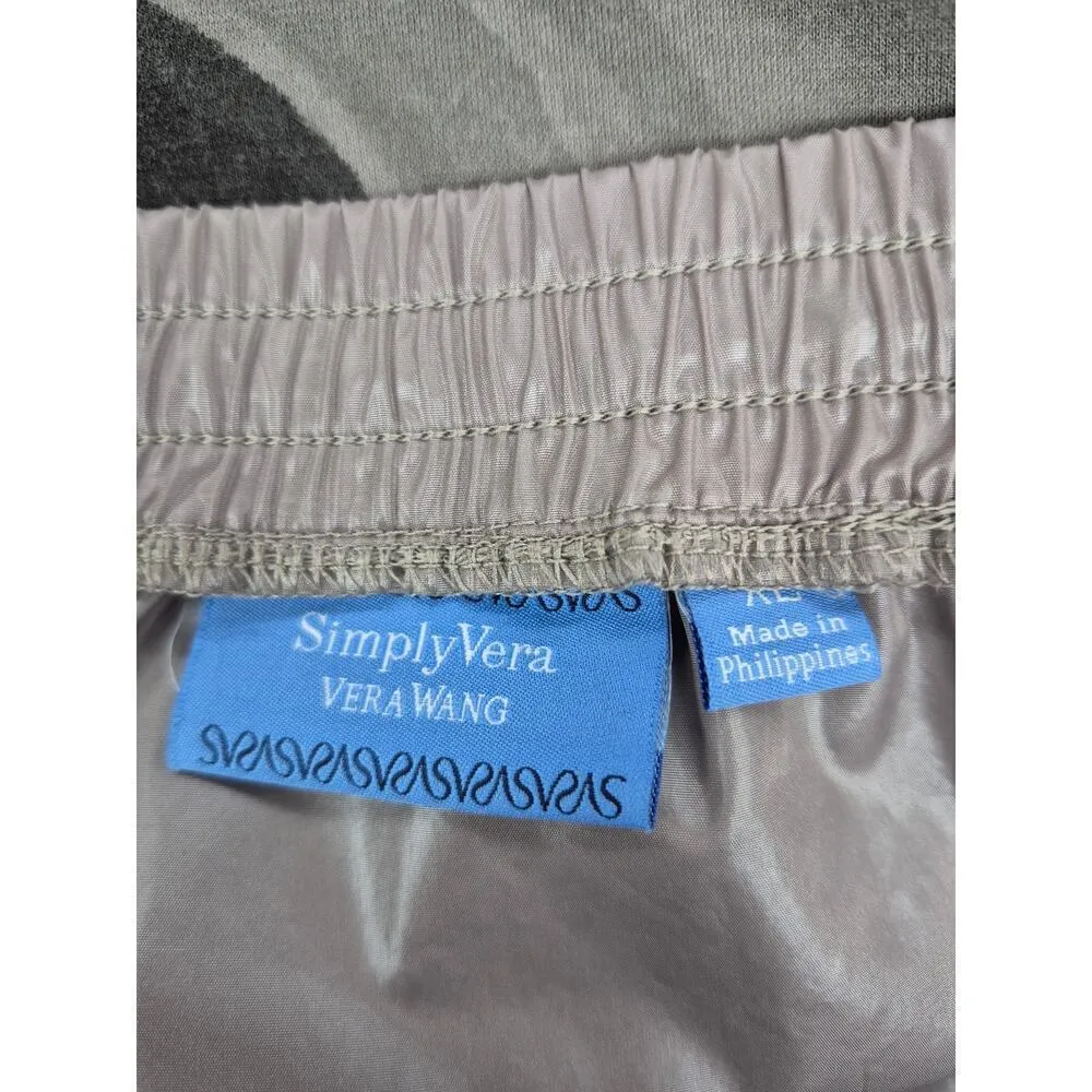 Simply Vera Vera Wang Knit sport Short skirt brown/beige Sz XL - Image 4