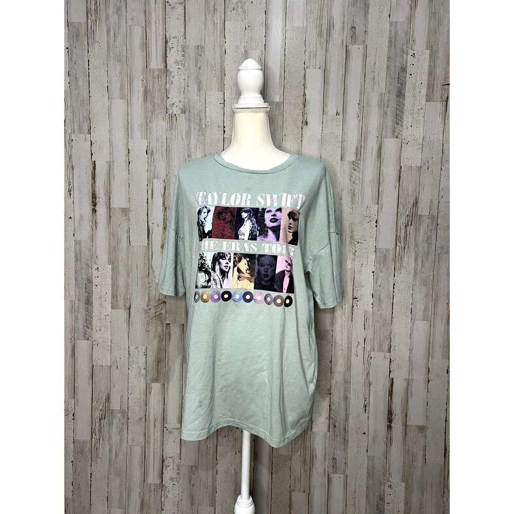 Taylor Swift The Eras‎ Tour Teal Graphic T - Image 2
