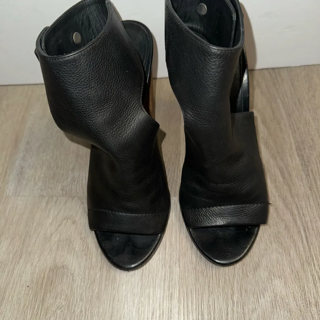 Vince‎ Addie Leather Open Toe Booties size 6.5 - Image 4