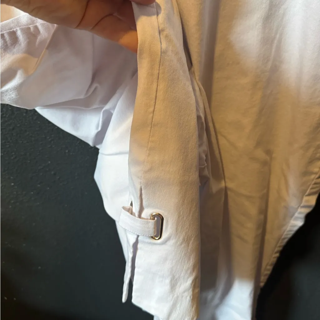 Zac & Rachel Classic White Pull On Work Pant Capris Size 20W - Image 2