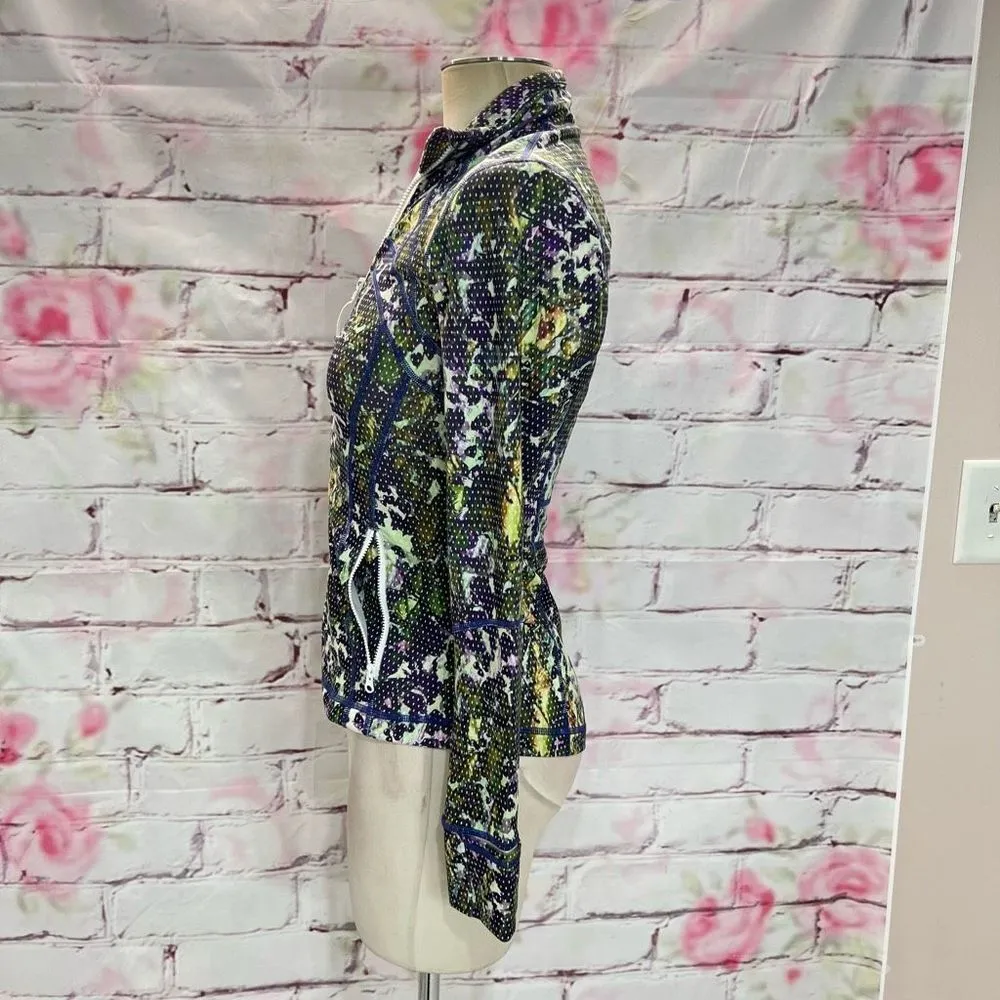 Lululemon Define Jacket Floral Sport White Multi size 4 - Image 11