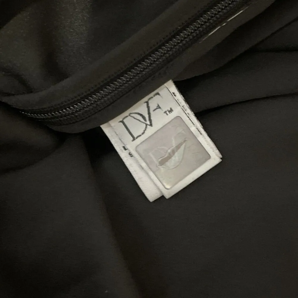 DVF Diane von Furstenberg Silk A-Line Dress Size 12 Leopard NEW Animal Print - Image 9