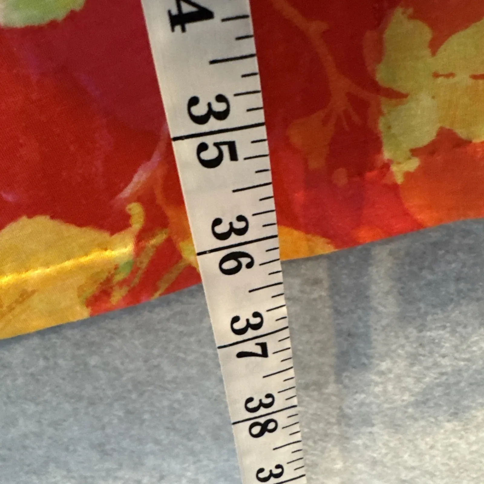 Ralph Lauren Blue Tag Sleep Dress Womens Small Red Viscose Floral Print‎ Soft - Image 9