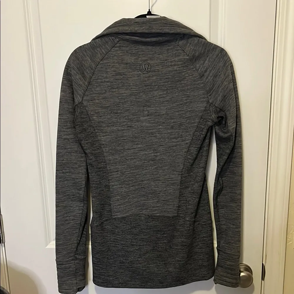 43. Lululemon Radiant Jacket II Heathered Core Dark Grey Gray Size 4 - Image 5