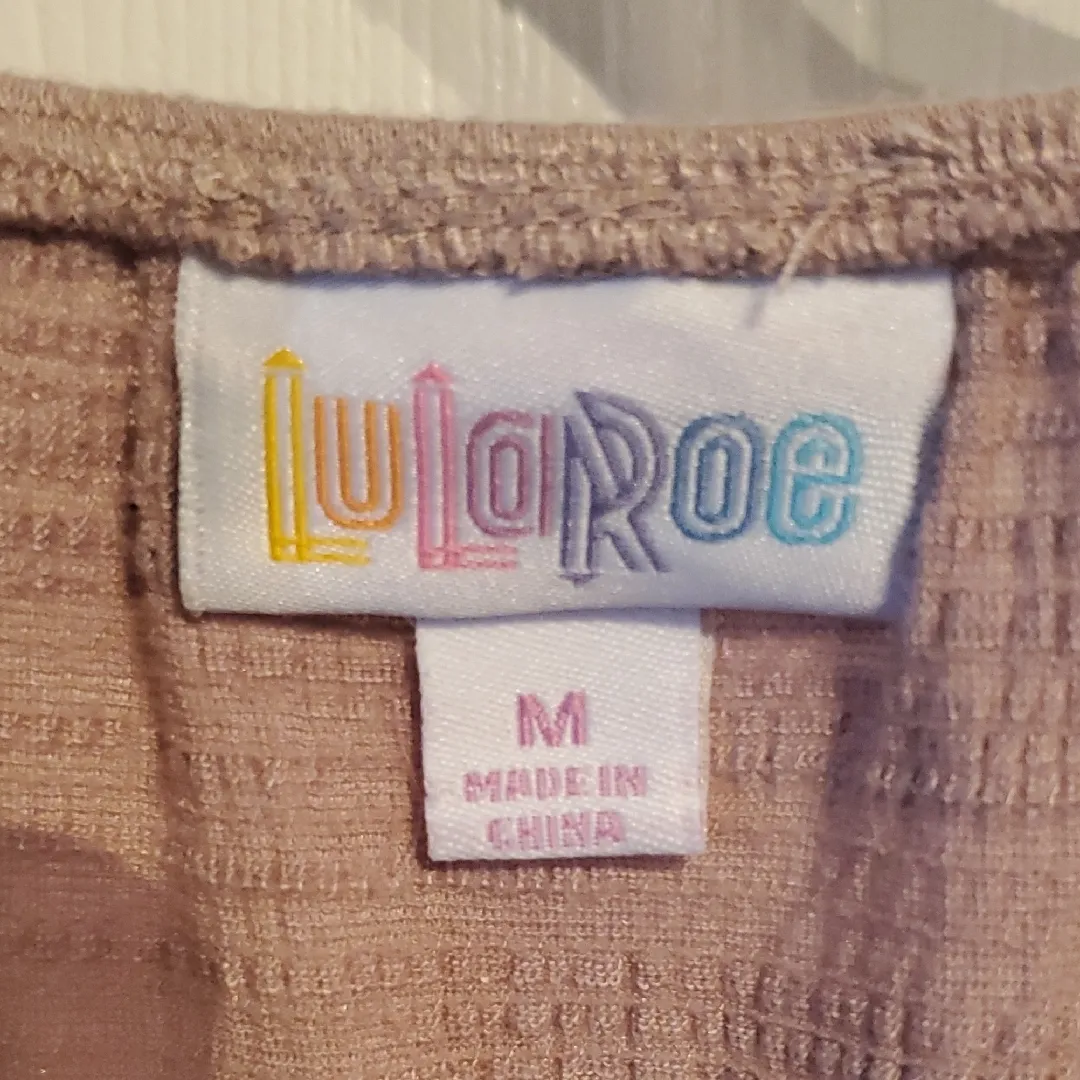 LuLaRoe Mauve Long Sleeve Dress - Image 2