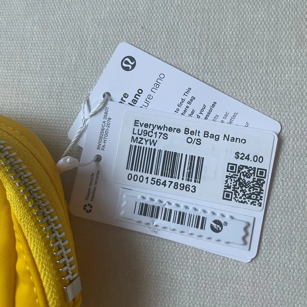 Lululemon Everywhere Belt Bag Nano - Maize Yellow - Image 3