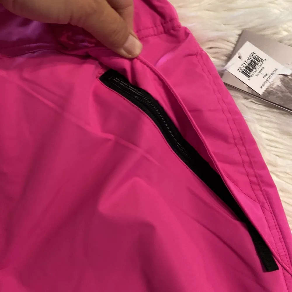 Sportcaster Womens Skiing Pants size L but waist adjustable color pink Size L - Image 8