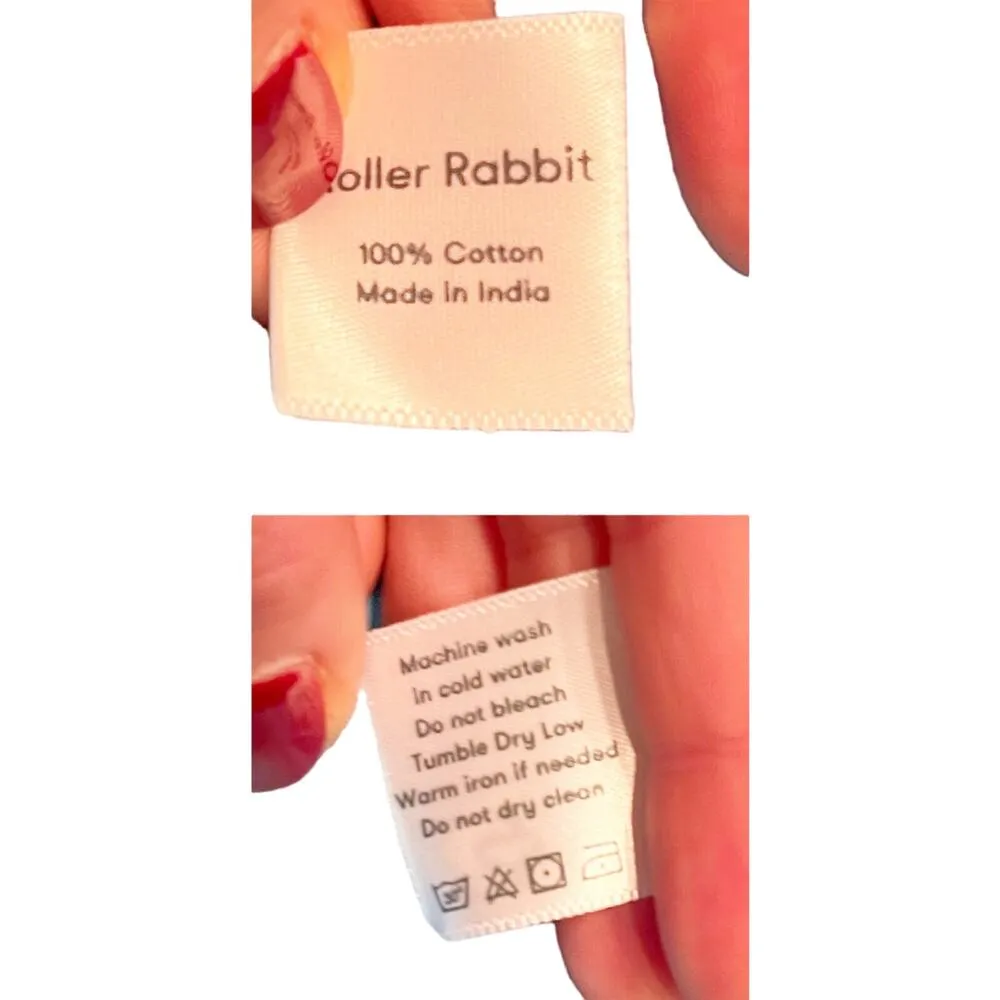 ROLLER RABBIT Dakota Maxi Dress Floral Caprice Blue Sleeveless Cotton Small NWT - Image 9