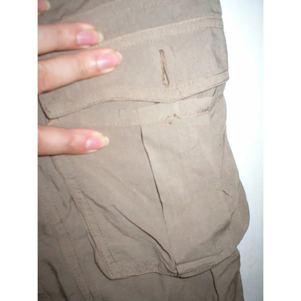 New Womens Designer Pants Italy 40 2 4 Brown Viscose Gaetano Navarra Jogger NWT - Image 3