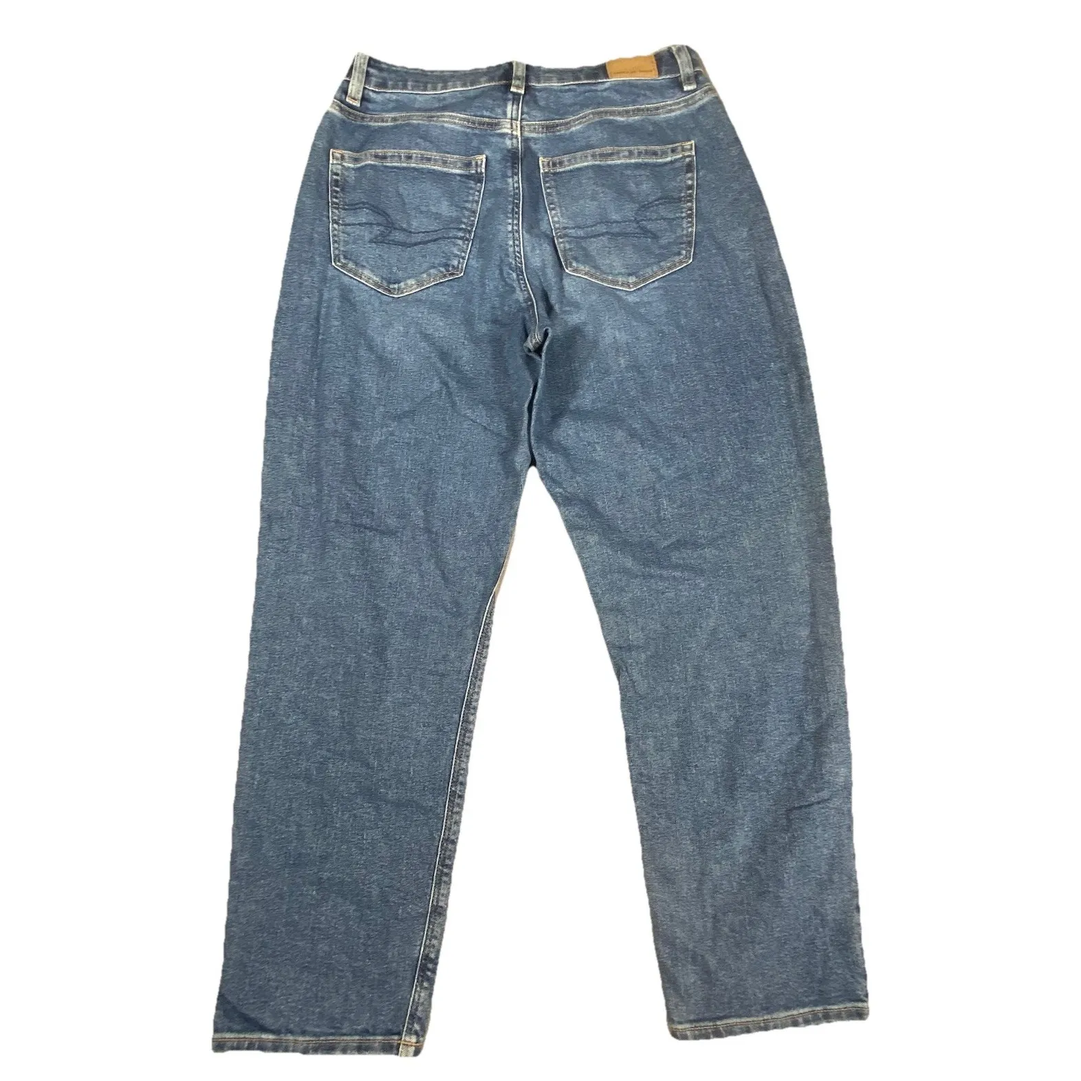 American Eagle Mom Jean‎ 4 Stretch Crop Ankle Denim Mid Rise Trendy Y2K Summer - Image 2