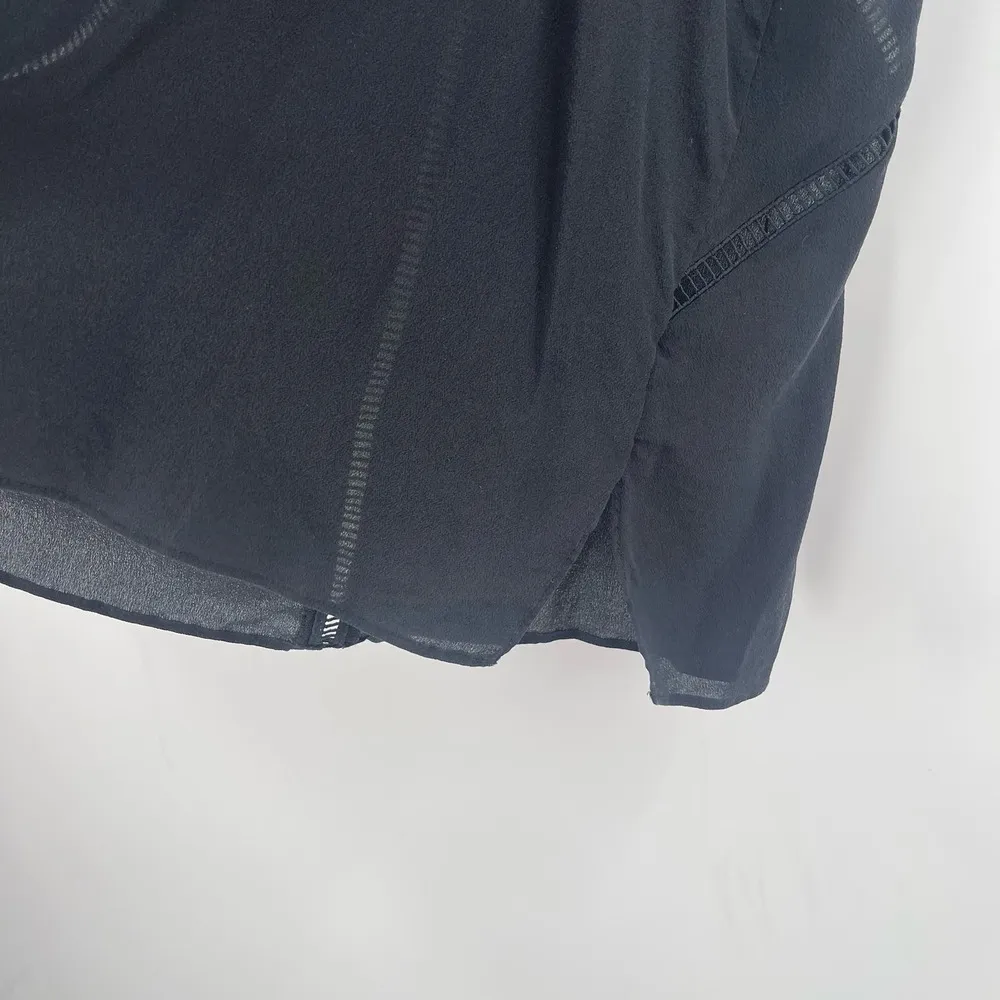 CAMI NYC Camisole Tank Size Small 100% Silk Black Luxury Designer Cutout Detail - Image 10