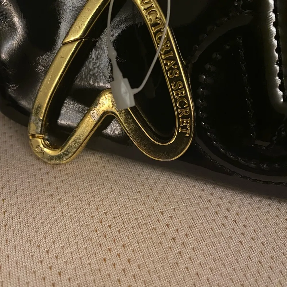 Victoria’s Secret Angel Glossy Black Wristlet - Image 3