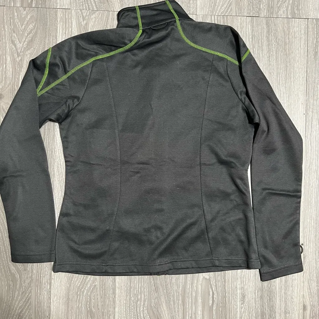 North End Sport Women’s Zip Up Athletic Jacket Size Medium Gray - Image 2