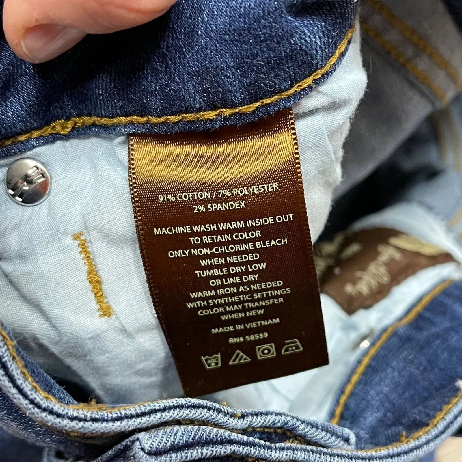 Kut From The Kloth Woman’s Denim Dark Washed Toothpick Skinny Jeans Size 4S - Image 9