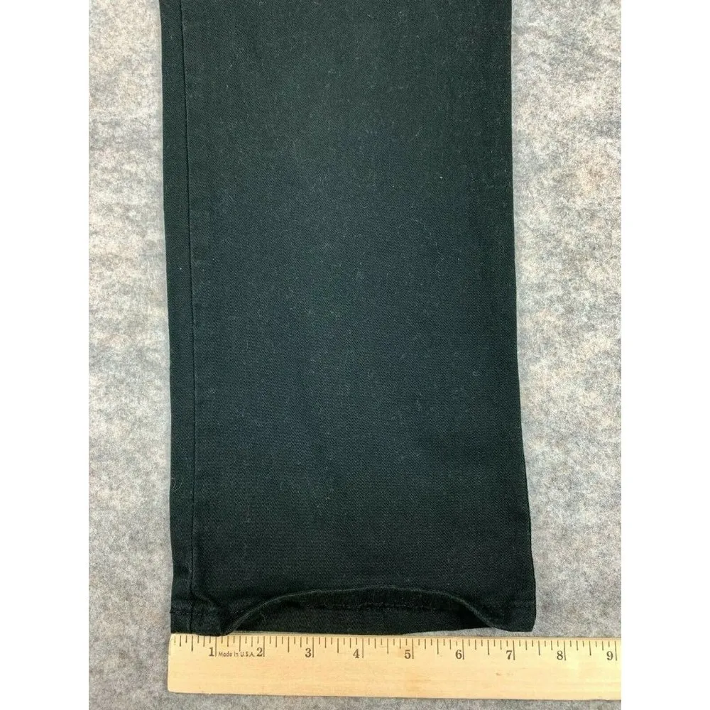 Faded Glory Sz 18 Skinny Womens Pants Black Zip Cotton Spandex Pockets NWOT Flat - Image 10