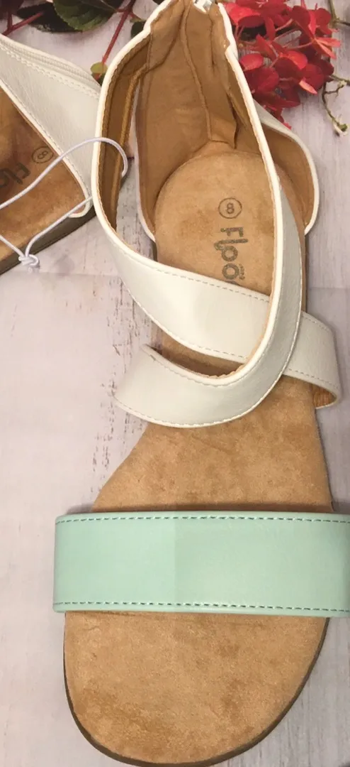 Gladiator Sandals Green Size 8 - Image 5