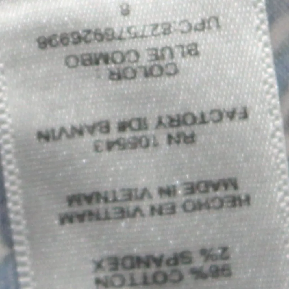 MILLY for Design Nation Blue and White Mosaic Print Sleeveless Dress Size 8 - Image 7