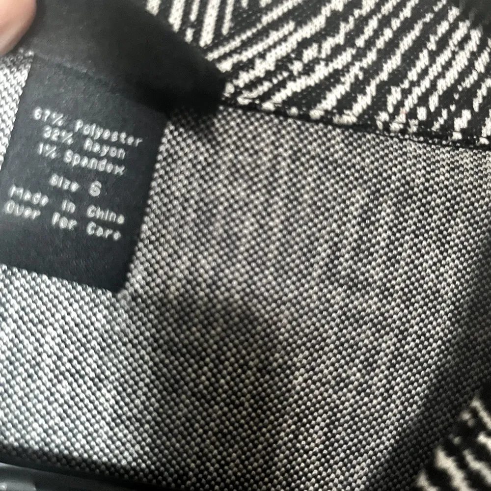 NTCO Nomadic Traders Women's Black & White Jacket Blazer sz S Large Buttons - Image 6