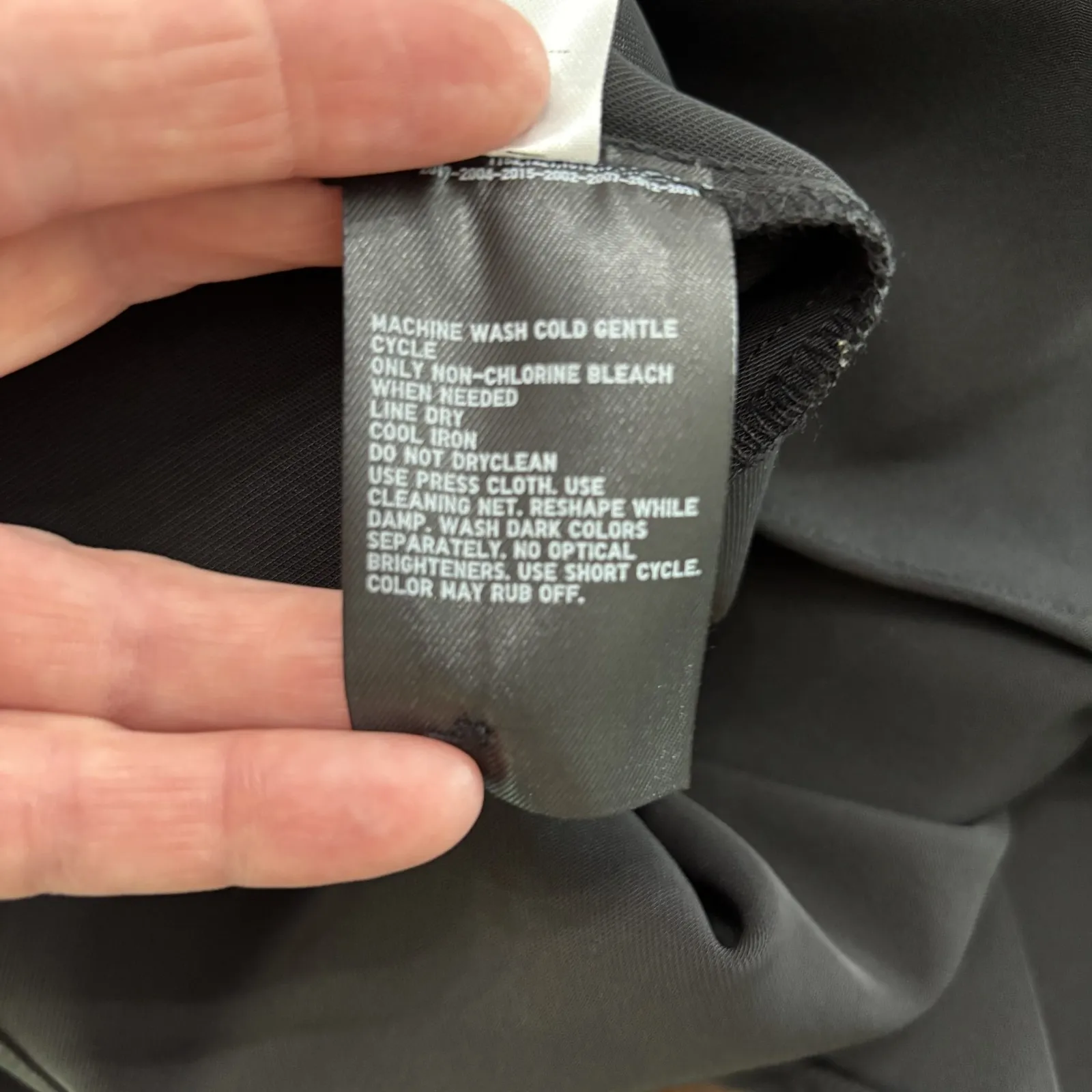 Uniqlo‎ Blouse Top Womens Large Black Boxy Relaxed Fit 3/4 Sleeve Stretch Office - Image 10