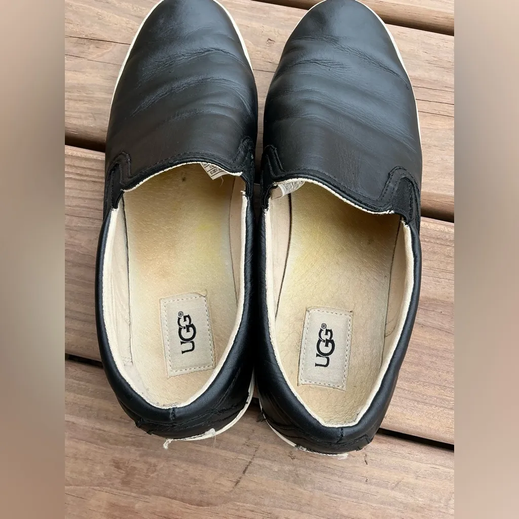 Women’s UGG leather loafers🖤🖤 - Image 4