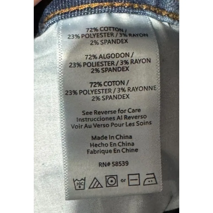 Kut from the Kloth Women's Jeans Wide Leg Hi Rise Stretch Mid-Washed Denim Sz 16 - Image 10