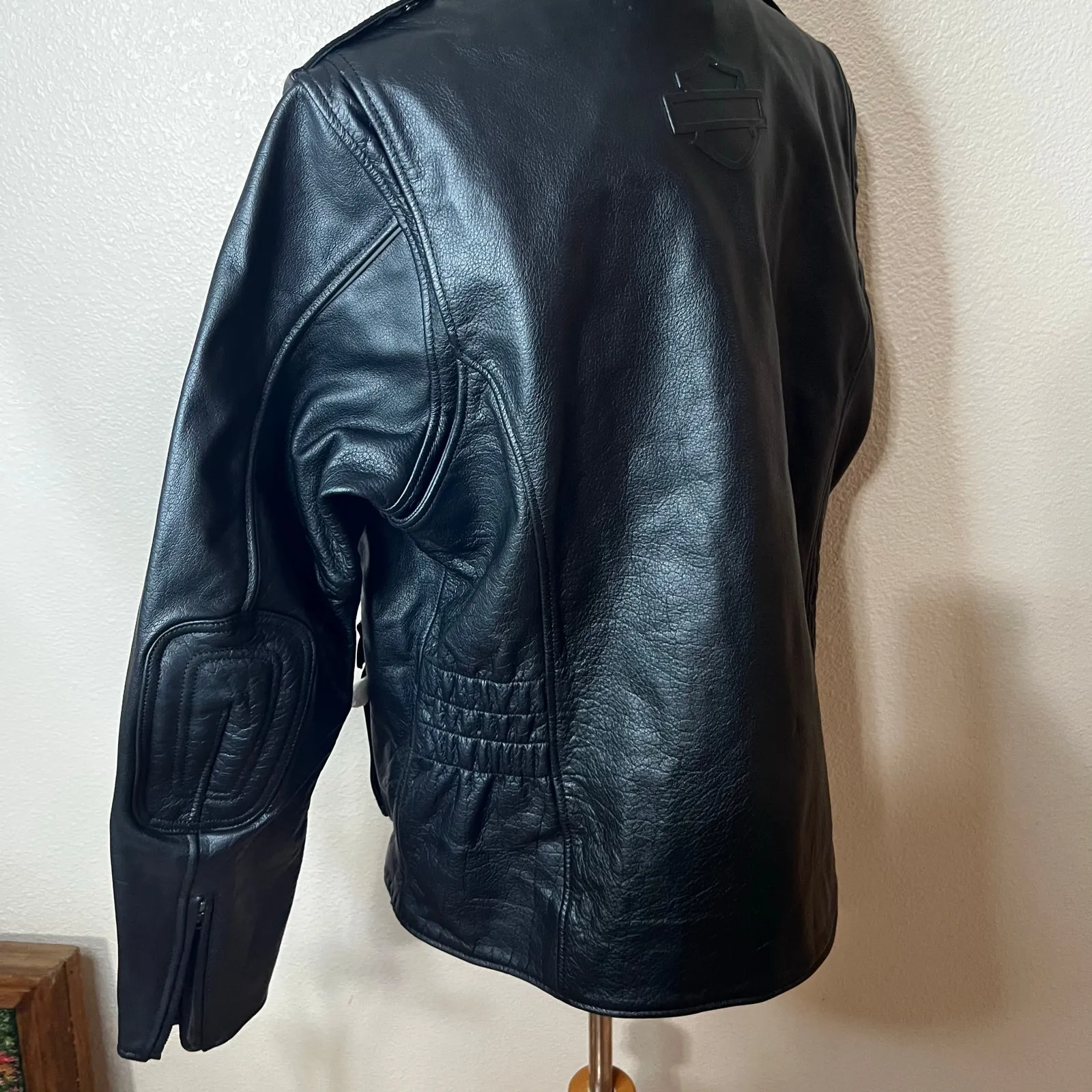 Harley-Davidson Women’s Black Layering System Captains Leather Jacket NEW 2XL - Image 5