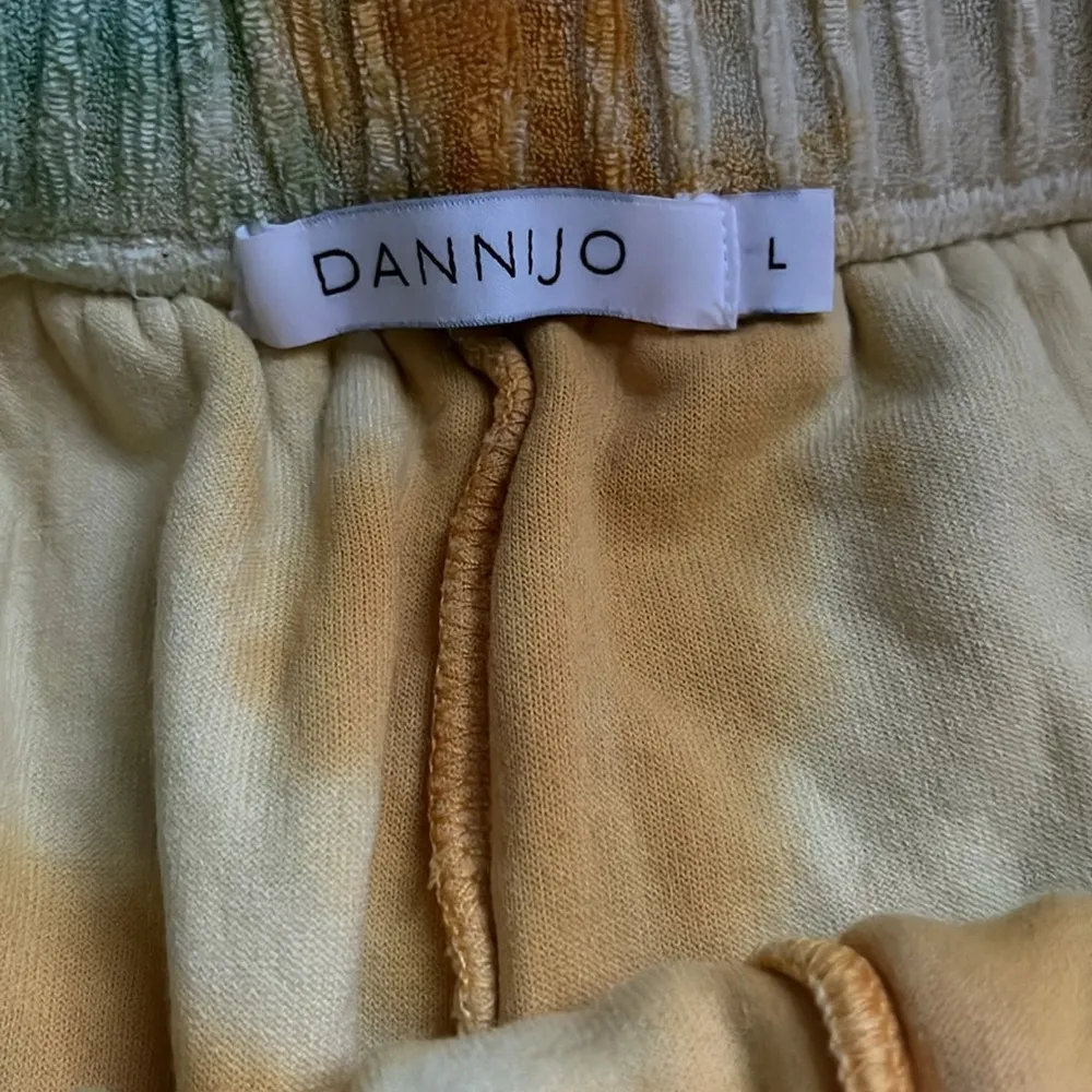 Danninjo tie dye terry cloth shorts Green Size L - Image 7