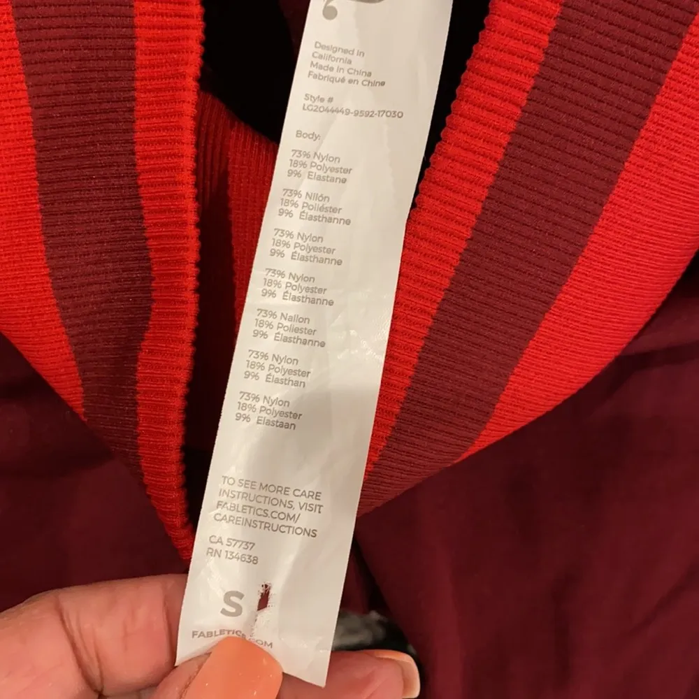 Fabletics Crimson Cool High Waist Seamless Legging - Image 7