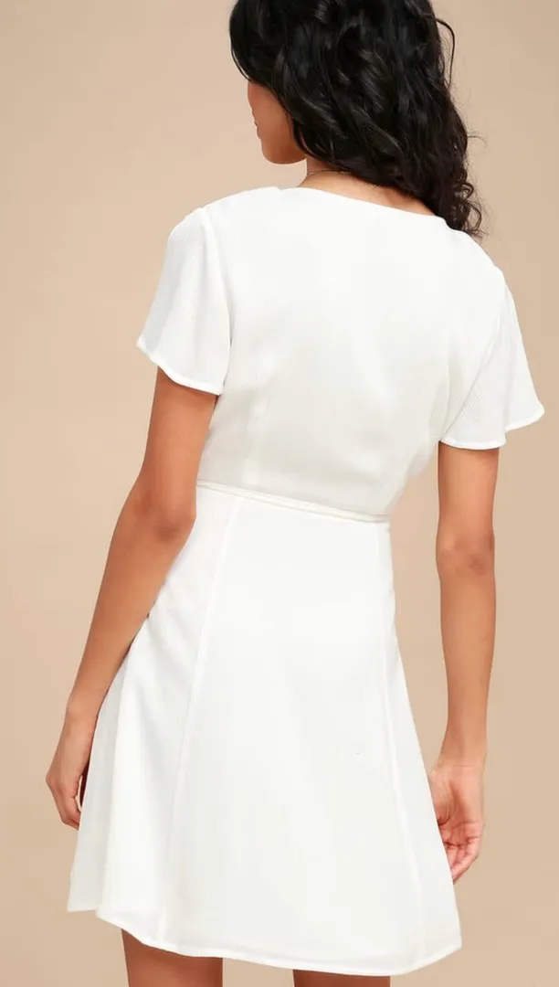 Lulus White  Mini Dress - Image 3