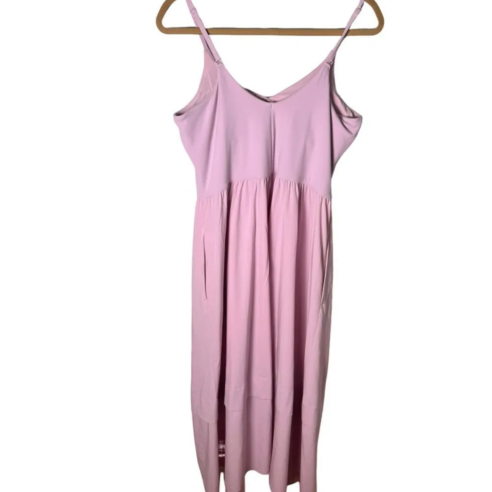 Athleta Elation V-Neck Hybrid Dress Begonia Pink M - Image 5