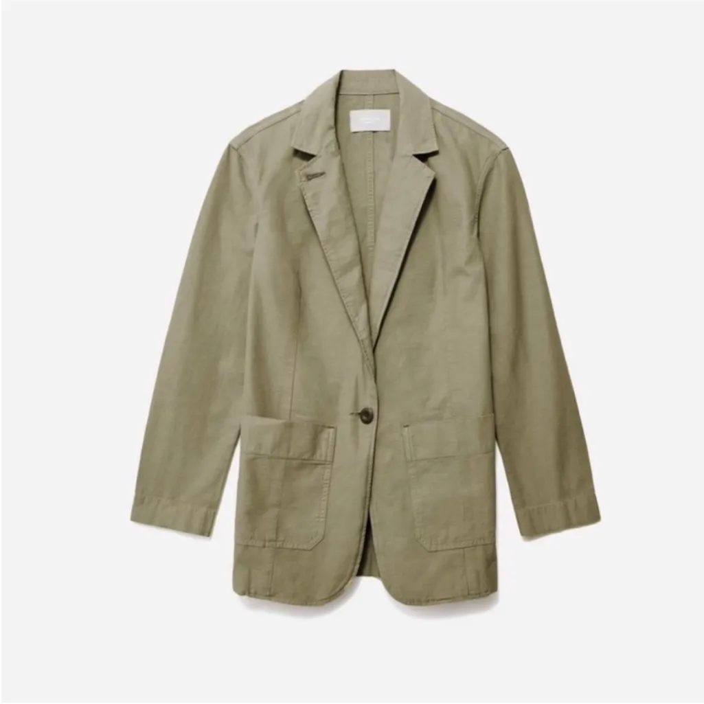 Everlane Fatigue Sage Blazer - Image 4