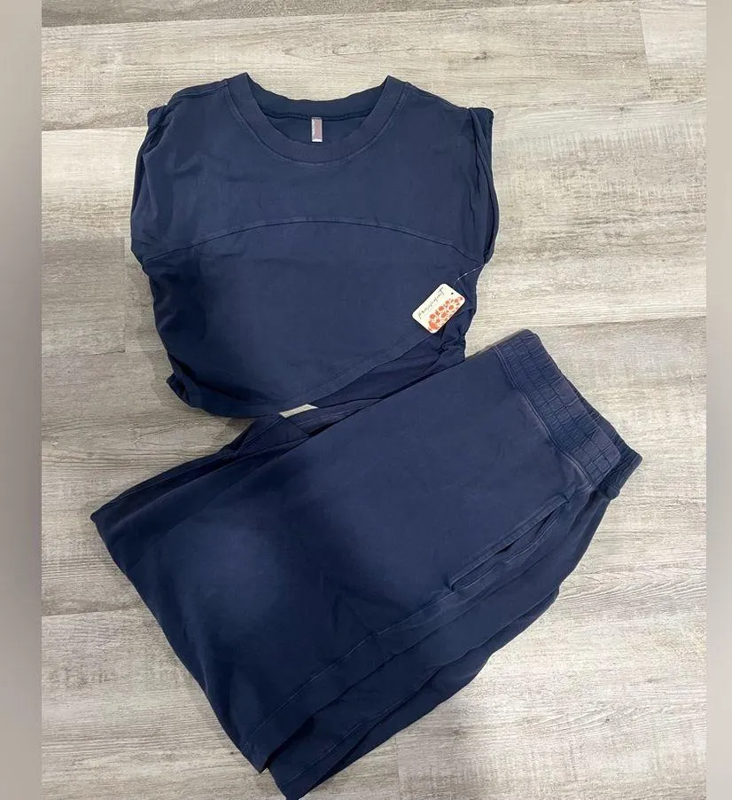 Free People Hot Shot Crossover Set Midnight Navy small - Image 2