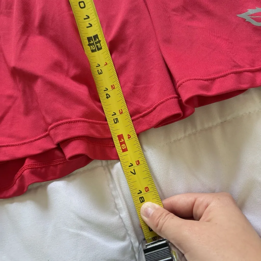 Baleaf Tennis Golf Skort Skirt Pink Red Stretch Womens Size Large Outdoor - Image 7