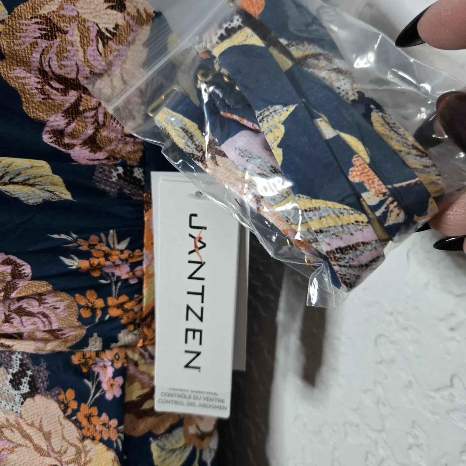 Jantzen Cabana Queen Vamp Swim Dress Size 16 NWT Removeable Straps - Image 3