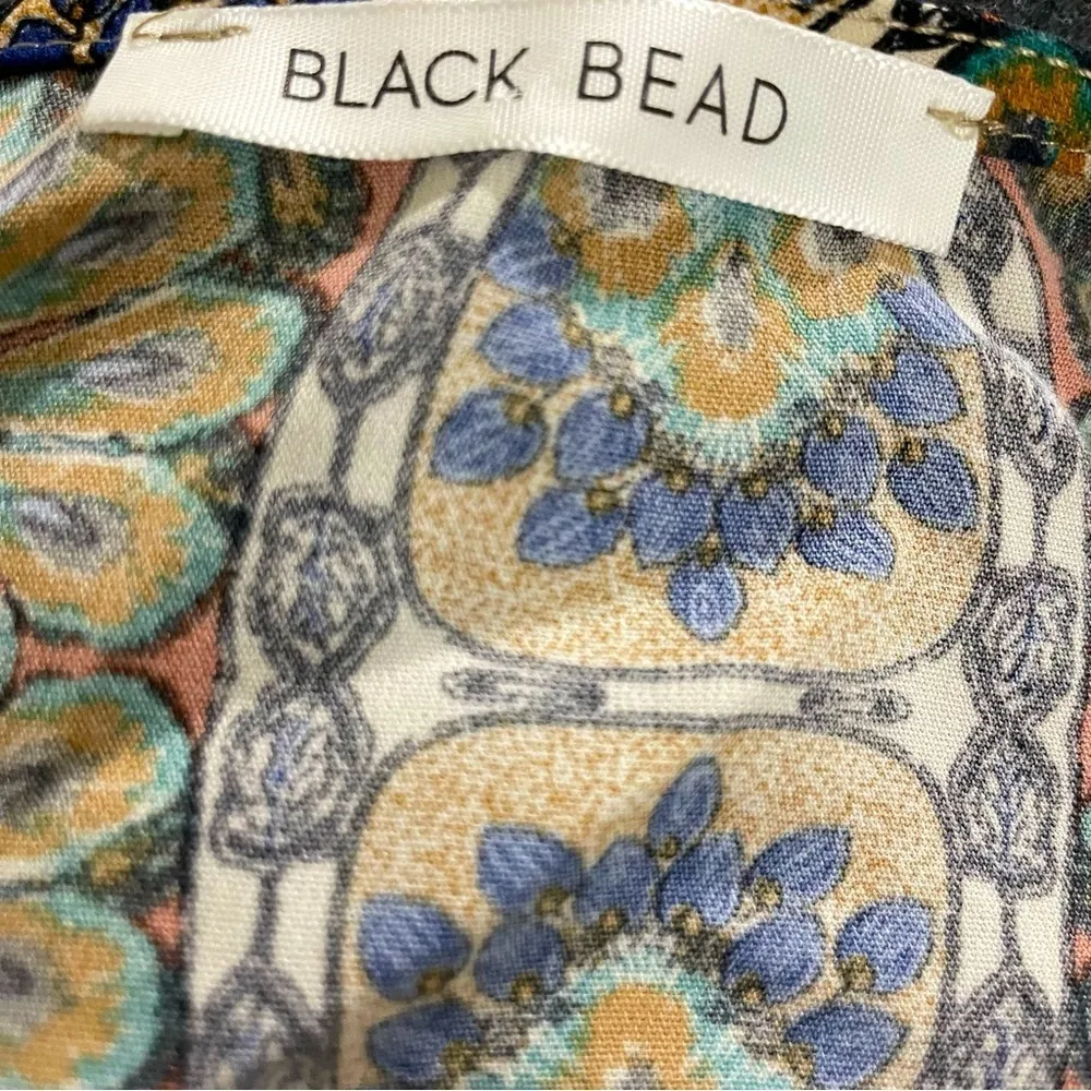 Black Head Shelby crop tie Kimono size M - Image 9