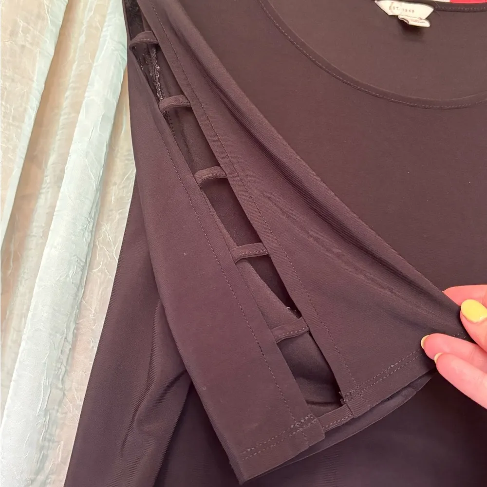 Cato Elegant Black Women's Top - Image 2