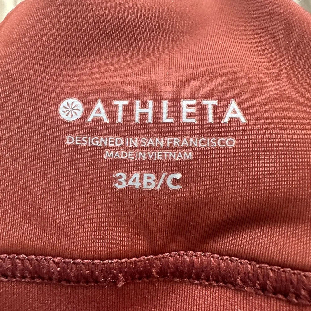 Athleta Hustle II Bra in Rust, Size 34B/C - Image 6