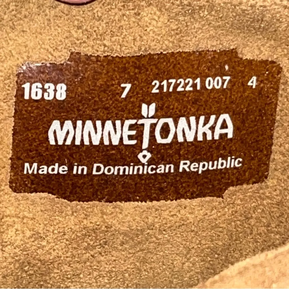 Minnetonka Suede 3 Layer Fringe Boots - Image 7