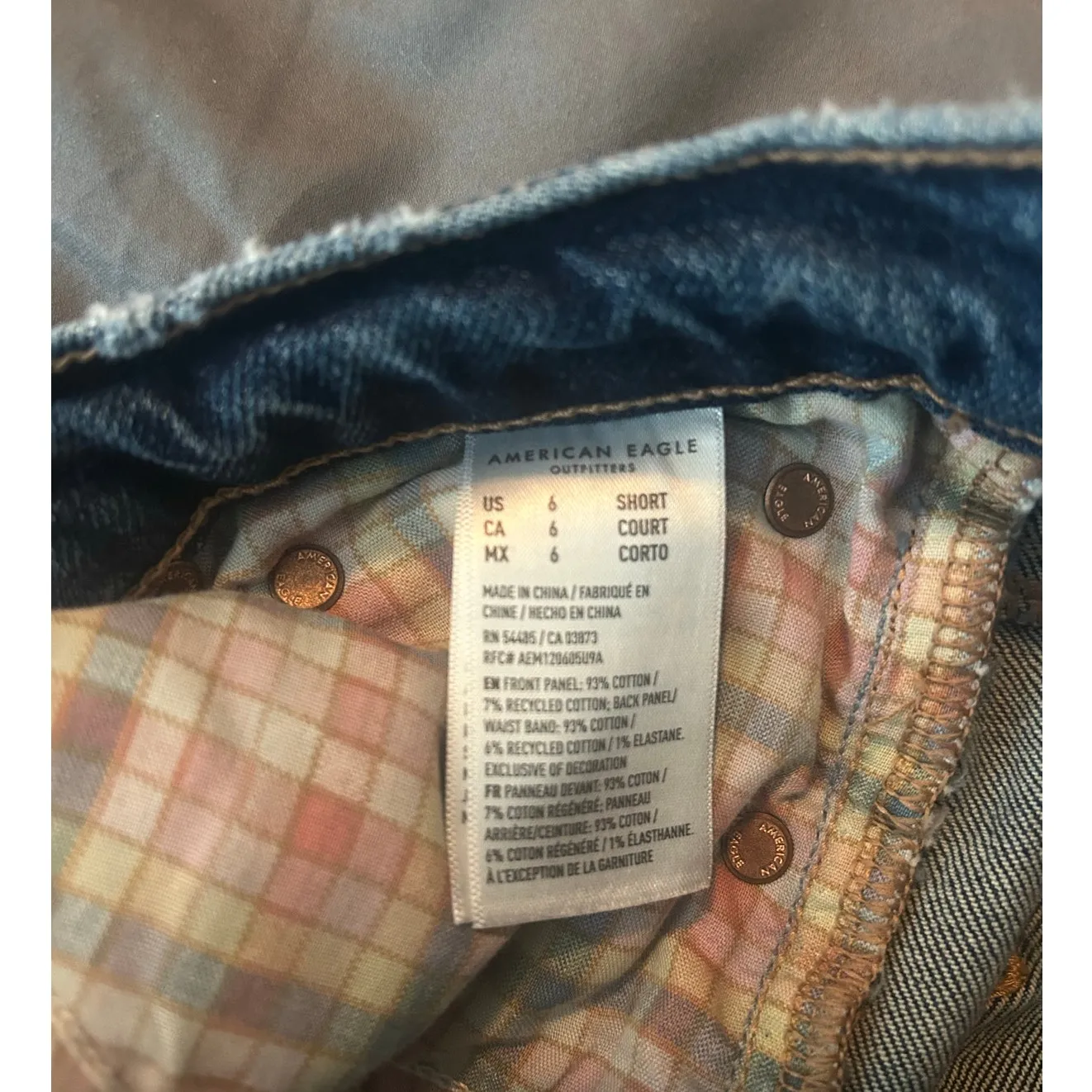 American Eagle Super High Rise Ankle Straight Jeans - 6S - Image 8