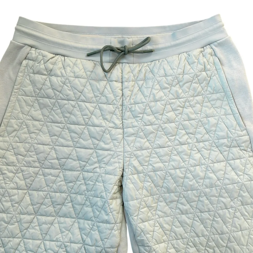 Like New Athleta Solstice Quilted Front Joggers Fern Green Size 12 Retail $129 - Image 9