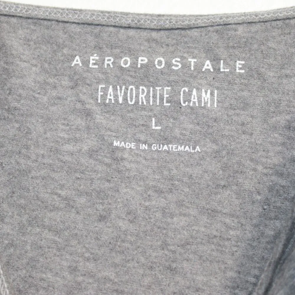 Aeropostale Gray Favorite Cami Sz L - Image 5