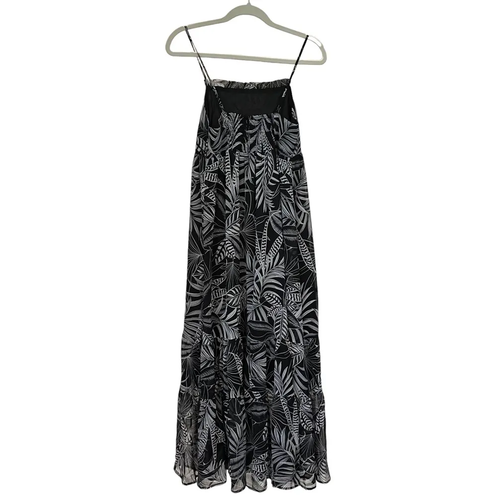 NWT, Banana Republic Factory Palm Print Maxi Dress, Sz XS - Image 3