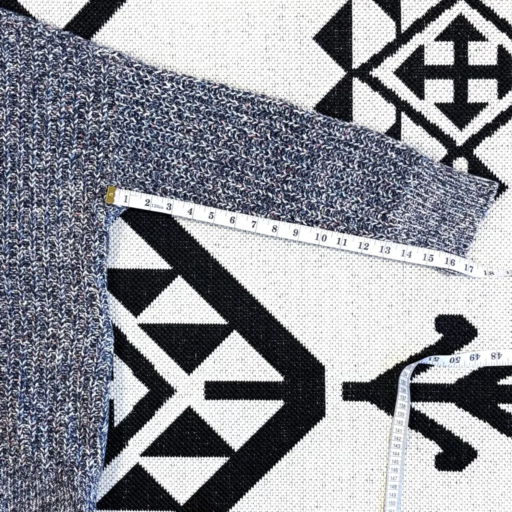 Aerie Desert Multicolor Chunky Knit Crewneck Sweater XS - Image 7