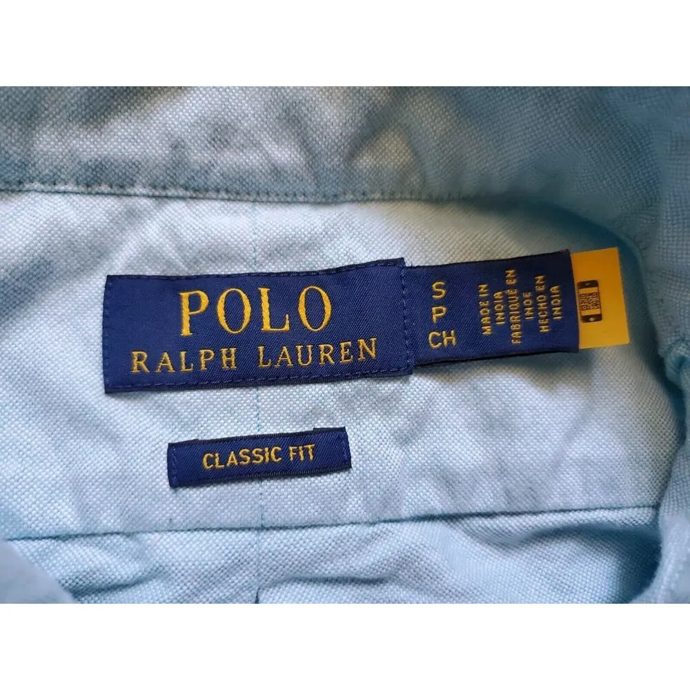 Polo Ralph Lauren Shirt Women Small Petite Paris 2024 Olympics Button Down Blue Size undefined - Image 5