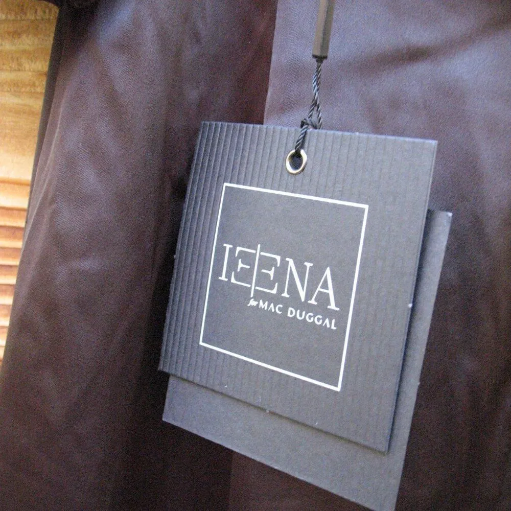 Mac Duggal 26672 Womens Beaded Fringe Hem Mini Dress - Image 14