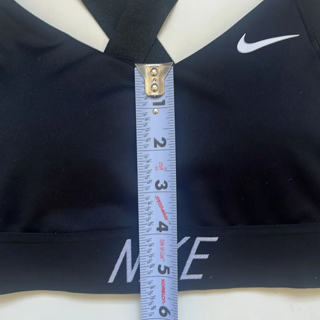 Nike Dri-fit Criss Cross Racerback Sports Bra in Black Women's Small - Image 6